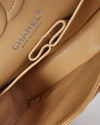 Chanel Beige Caviar Leather Small Classic Double Flap Shoulder Bag with SHW