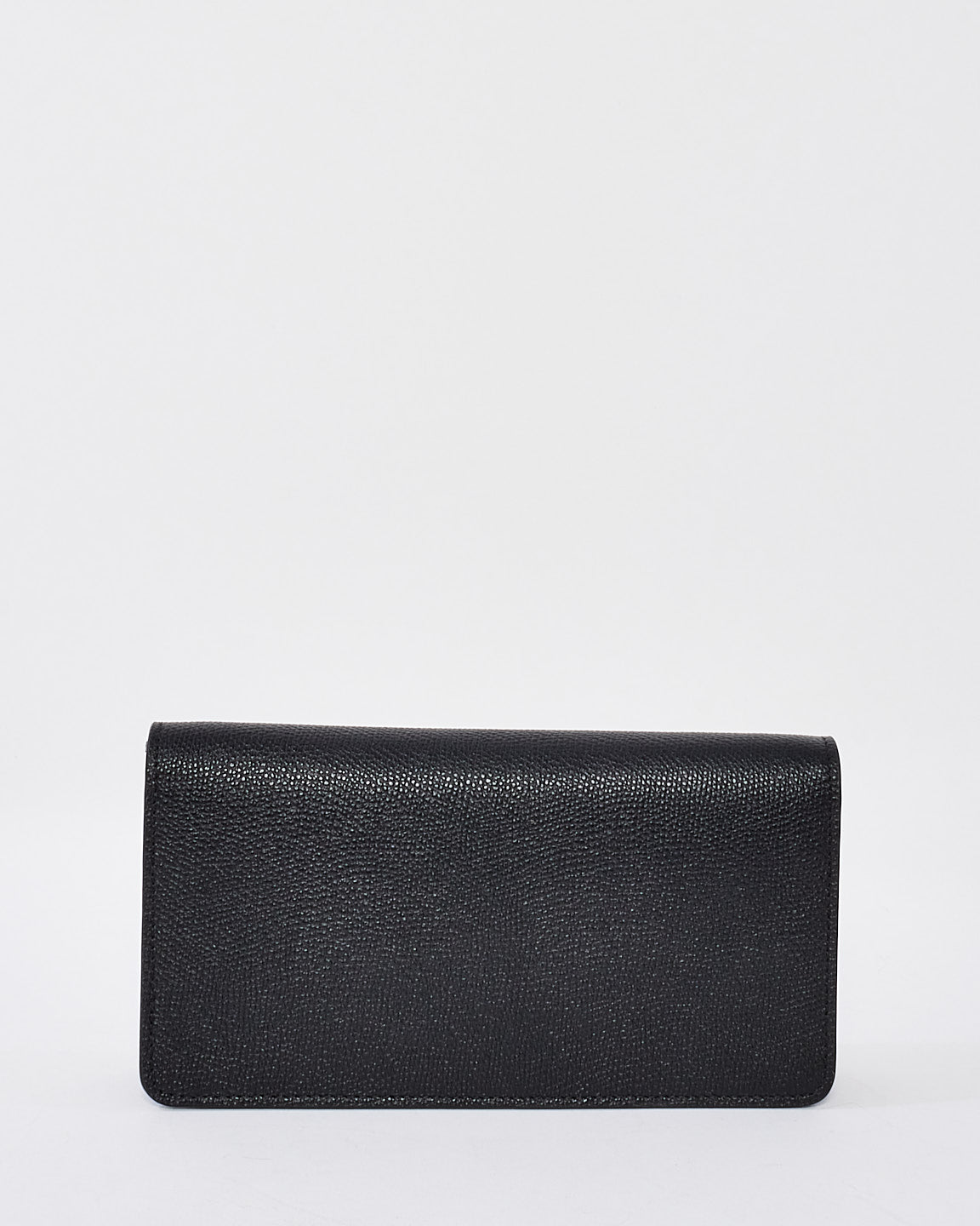 Sac Valentino en cuir noir avec logo V et bandoulière en chaîne