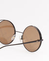 Fendi Black Gradient FF 0343/S Round Zucca Lens Sunglasses