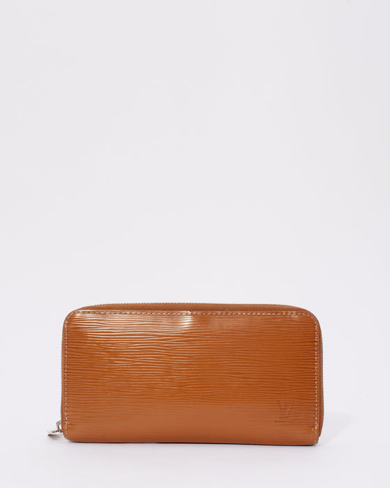 Louis Vuitton Brown Epi Leather Zippy Wallet