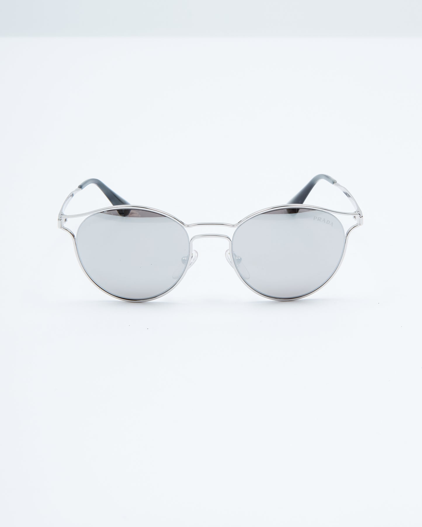 Prada Silver Round SPR625 Sunglasses