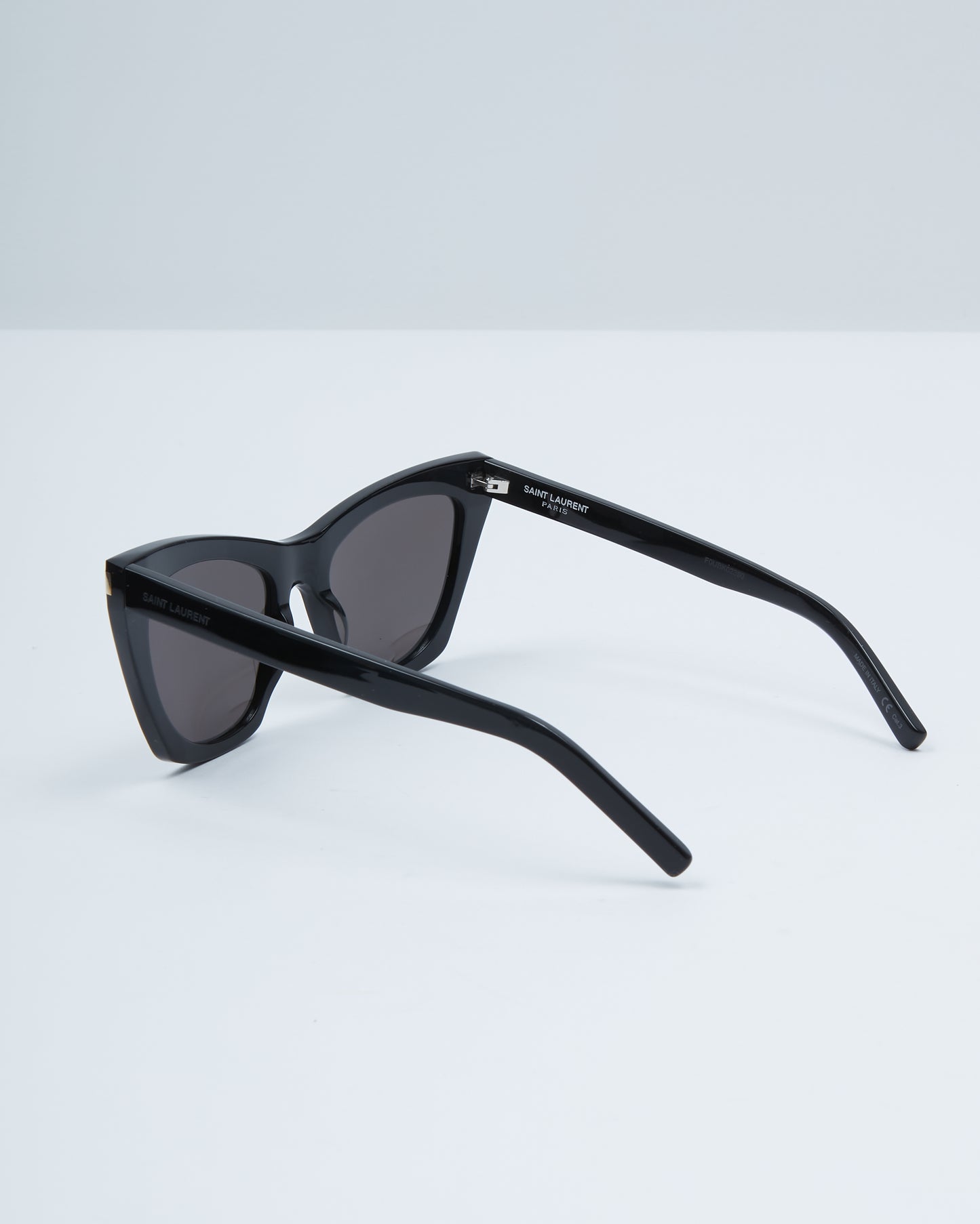 Saint Laurent Black Cat Eye SL214 Kate Sunglasses