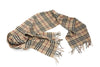 Burberry Beige Check Wool Scarf
