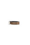 Burberry Beige Nova Check Coated Canvas Belt - 40/100
