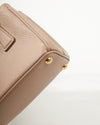 Prada Powder Pink Saffiano Leather Micro Galleria Bag