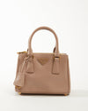 Prada Powder Pink Saffiano Leather Micro Galleria Bag