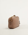 Gucci Dusty Pink Leather Marmont Matelassé Mini Camera Bag