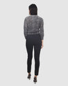 Dolce & Gabbana Black & White Cashmere 3/4 Sleeve Sweater