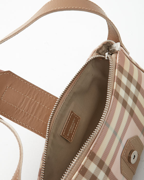 Burberry Pink Nova Check Shoulder Bag