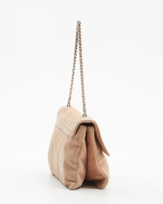Chanel Beige Suede Reissue Flap Shoulder Bag