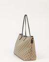 Gucci Brown GG Coated Canvas Convertible Tote Bag
