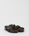 Chloé Black Leather/Suede Slip On Sandal - 39