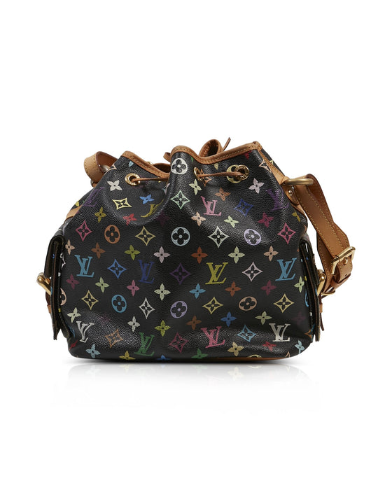 Louis Vuitton Tote Monogram Multicolor Petite Noe Shoulder Bag Black M –  Debsluxurycloset