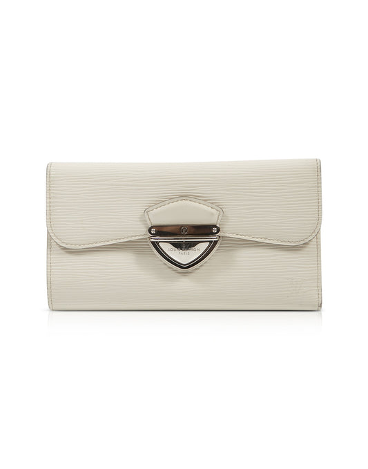 Louis Vuitton White Epi Eugenie Wallet