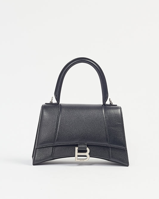 Balenciaga Black Grained Leather Hourglass XS Handbag Box