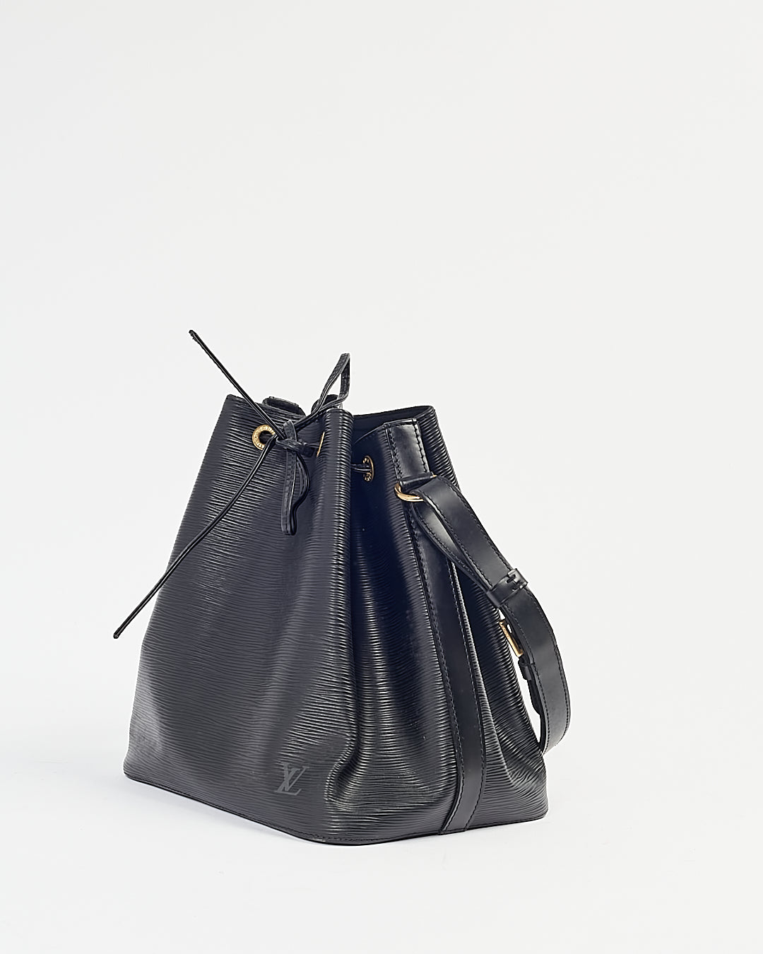 Louis Vuitton Black Epi Leather Petit Noe Bucket Bag