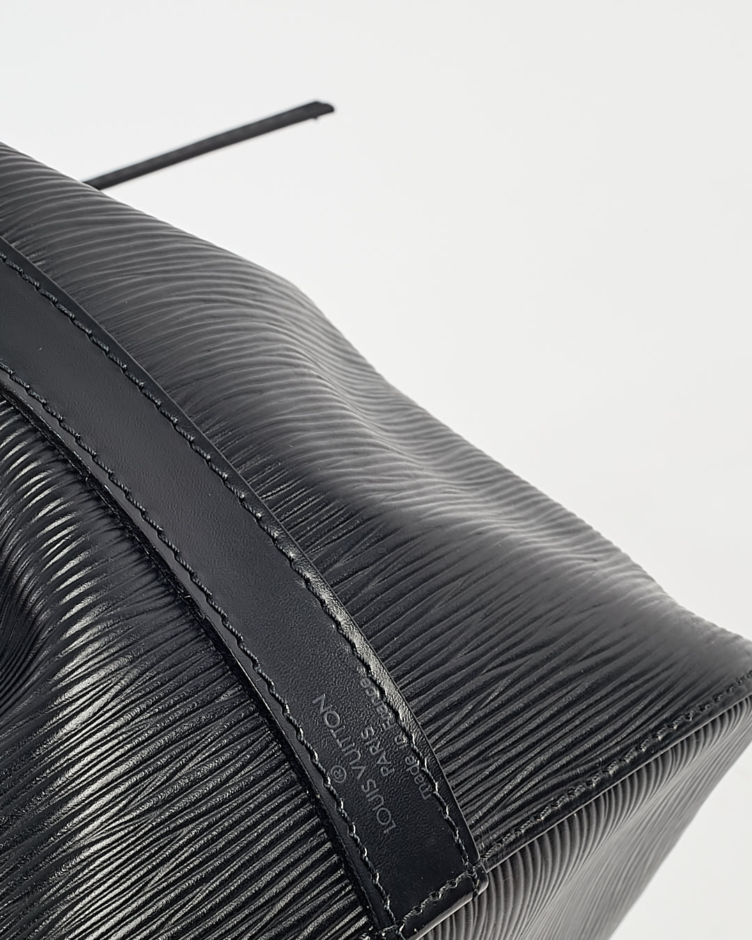 Louis Vuitton Black Epi Leather Petit Noe Bucket Bag