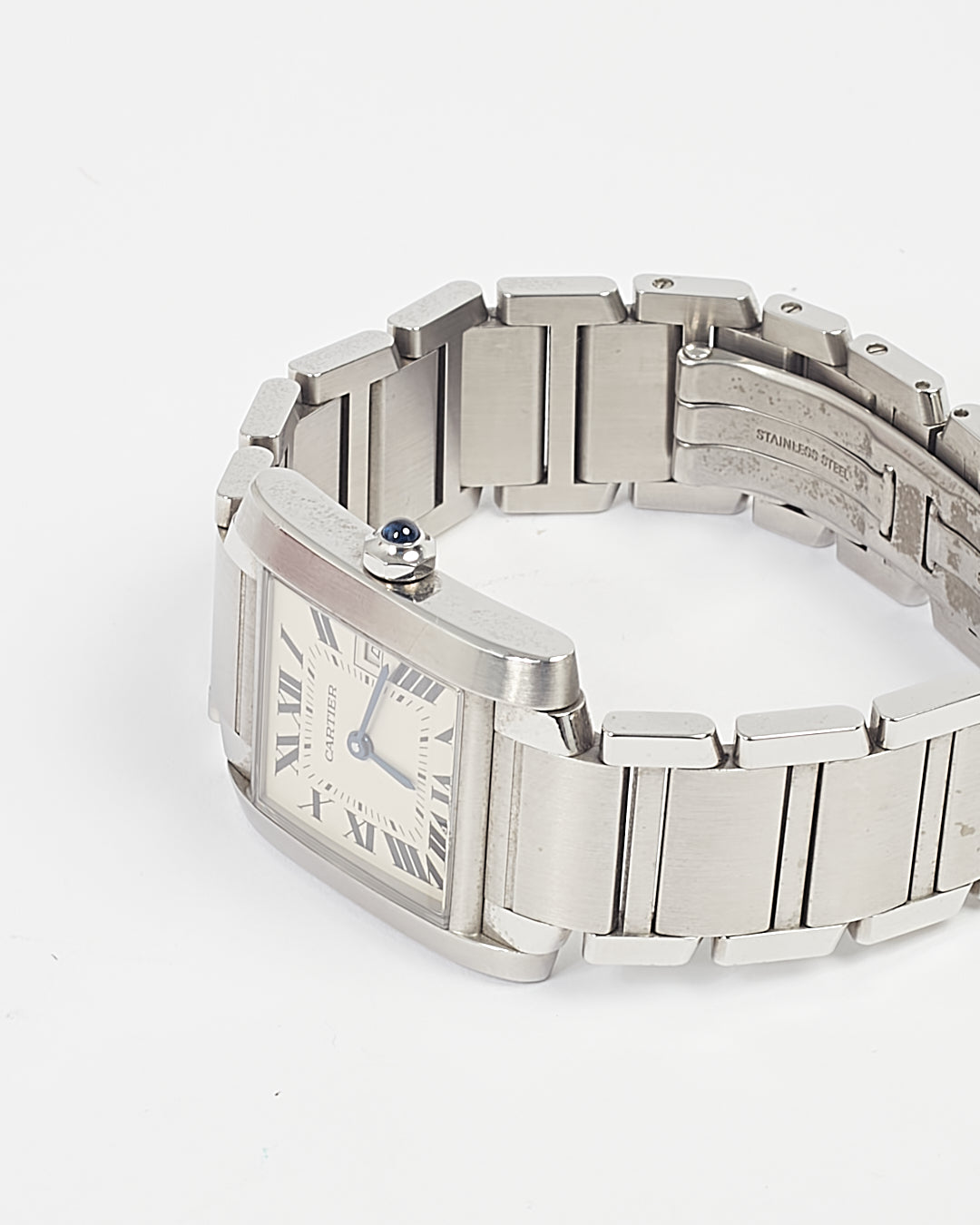 Cartier Stainless Steel Tank Francaise Watch 30mm
