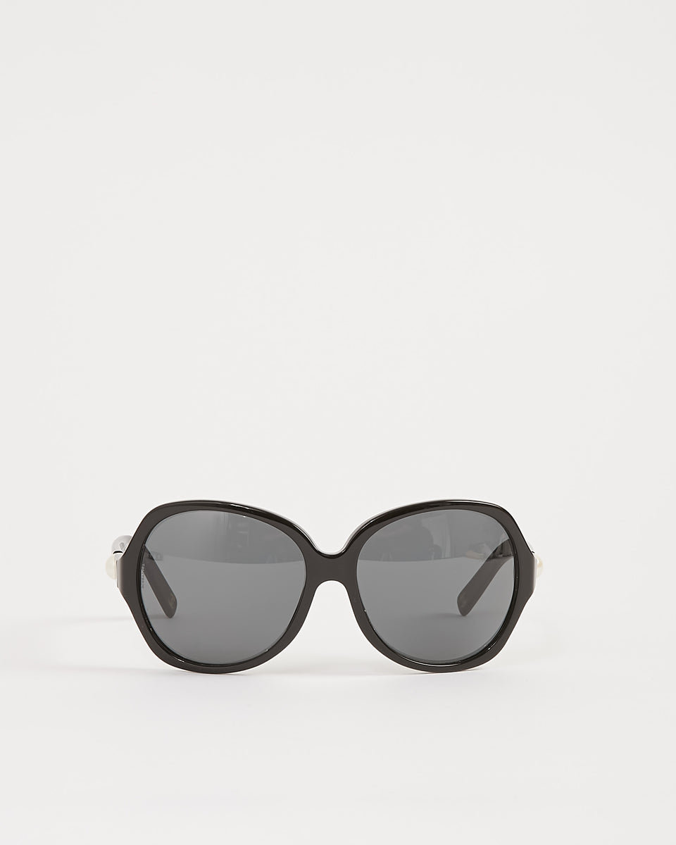 Chanel Black Rounded Pearl Accent 5141-H Sunglasses