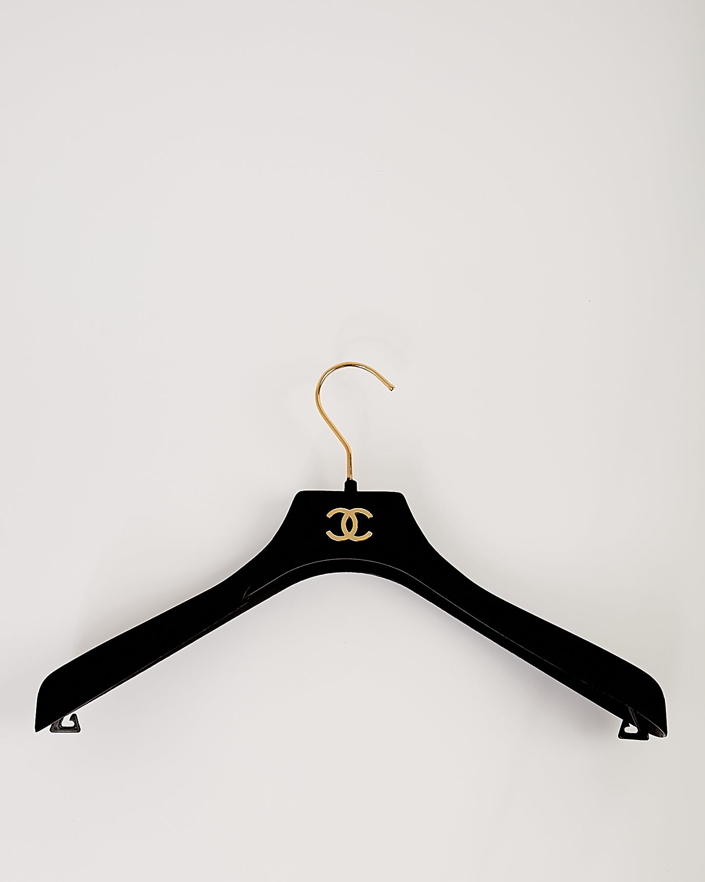 Ensemble logo CC en laine crème Chanel (veste + haut) - 42