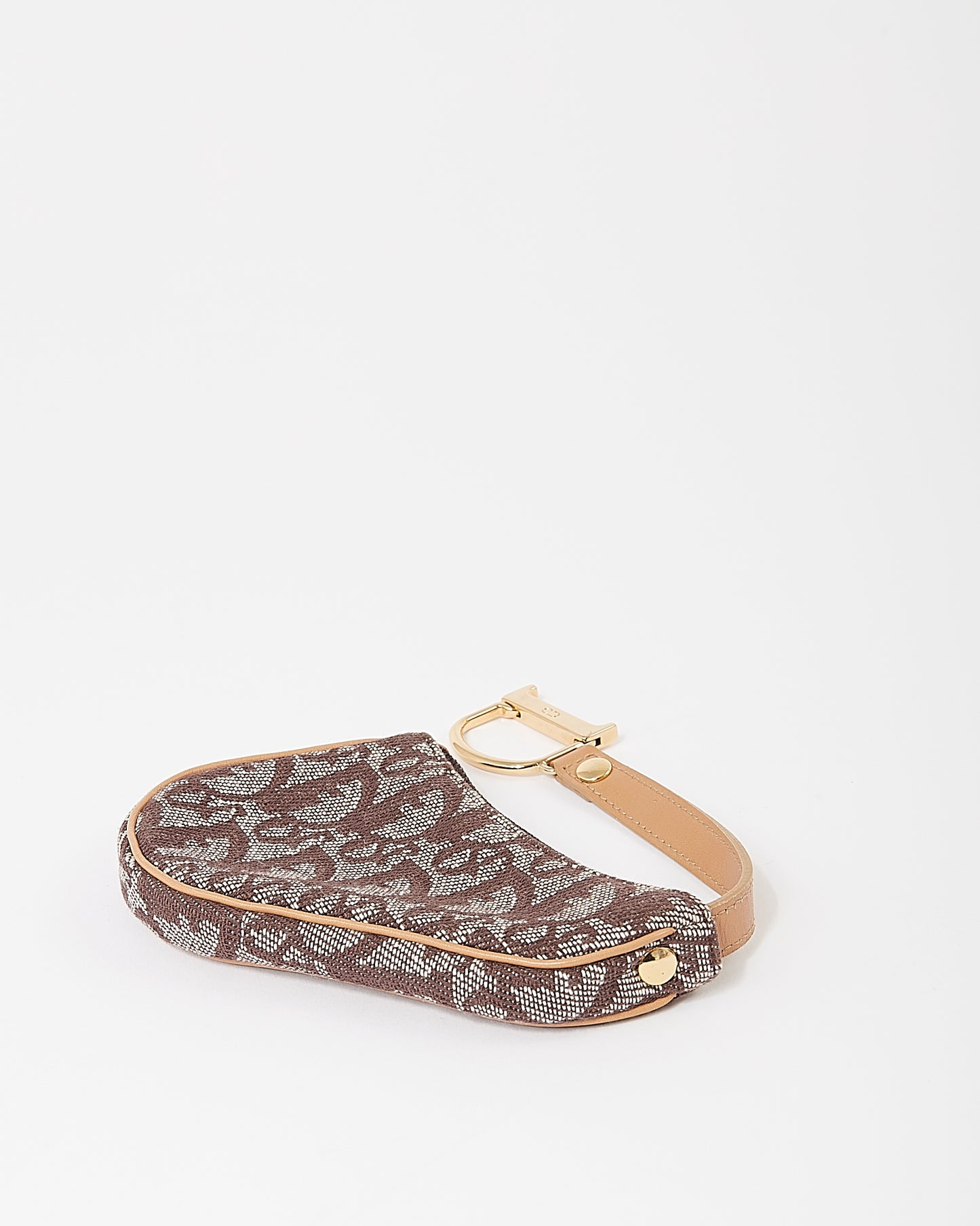Dior Brown Oblique Saddle Multicase Coin Pouch