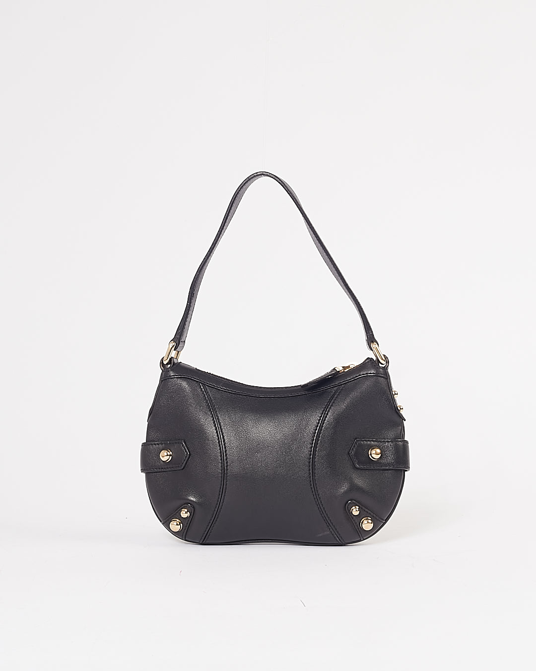 Gucci Black Horsebit Small Shoulder Bag