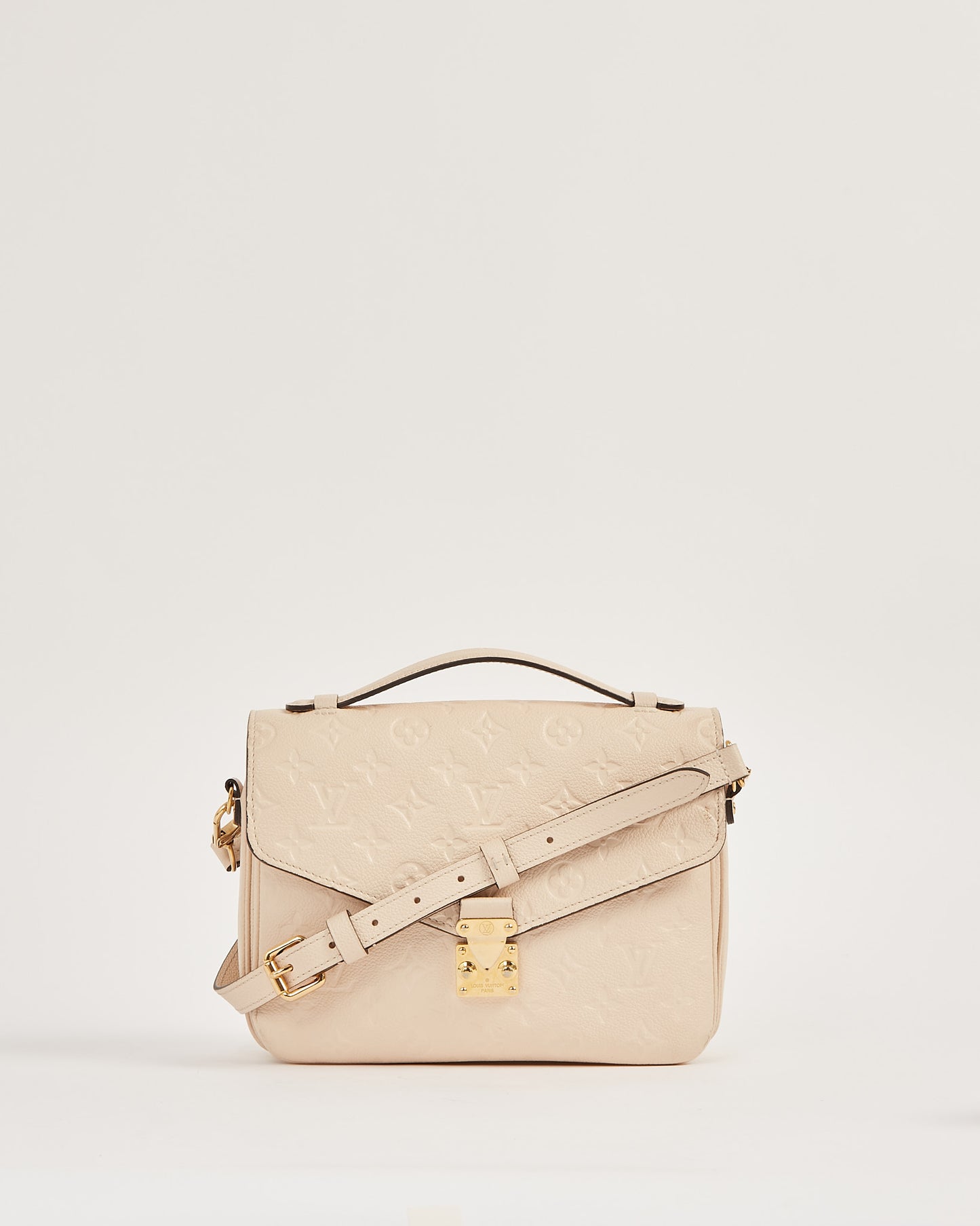 Louis Vuitton Beige Empreinte Monogram Pochette Metis Bag