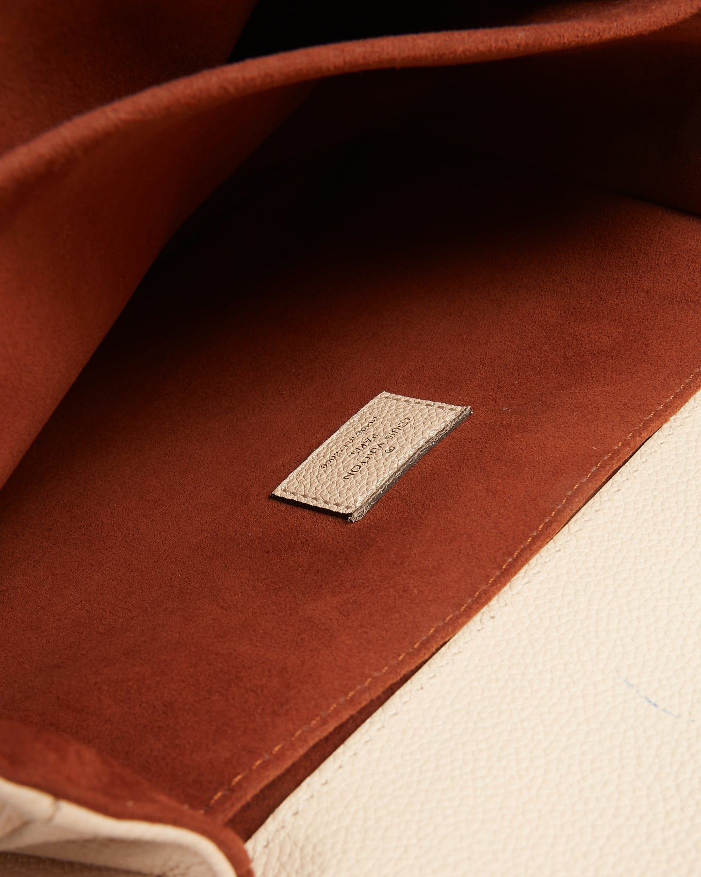 Louis Vuitton Beige Empreinte Monogram Pochette Metis Bag