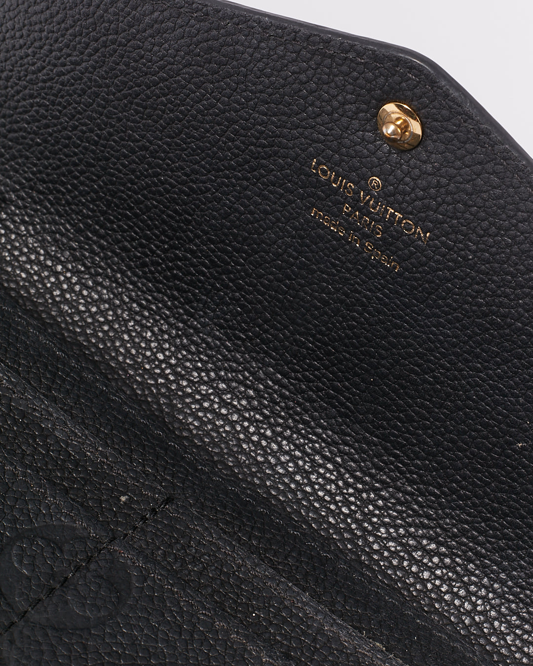 Portefeuille Louis Vuitton Noir Empreinte Monogram Continental Sarah