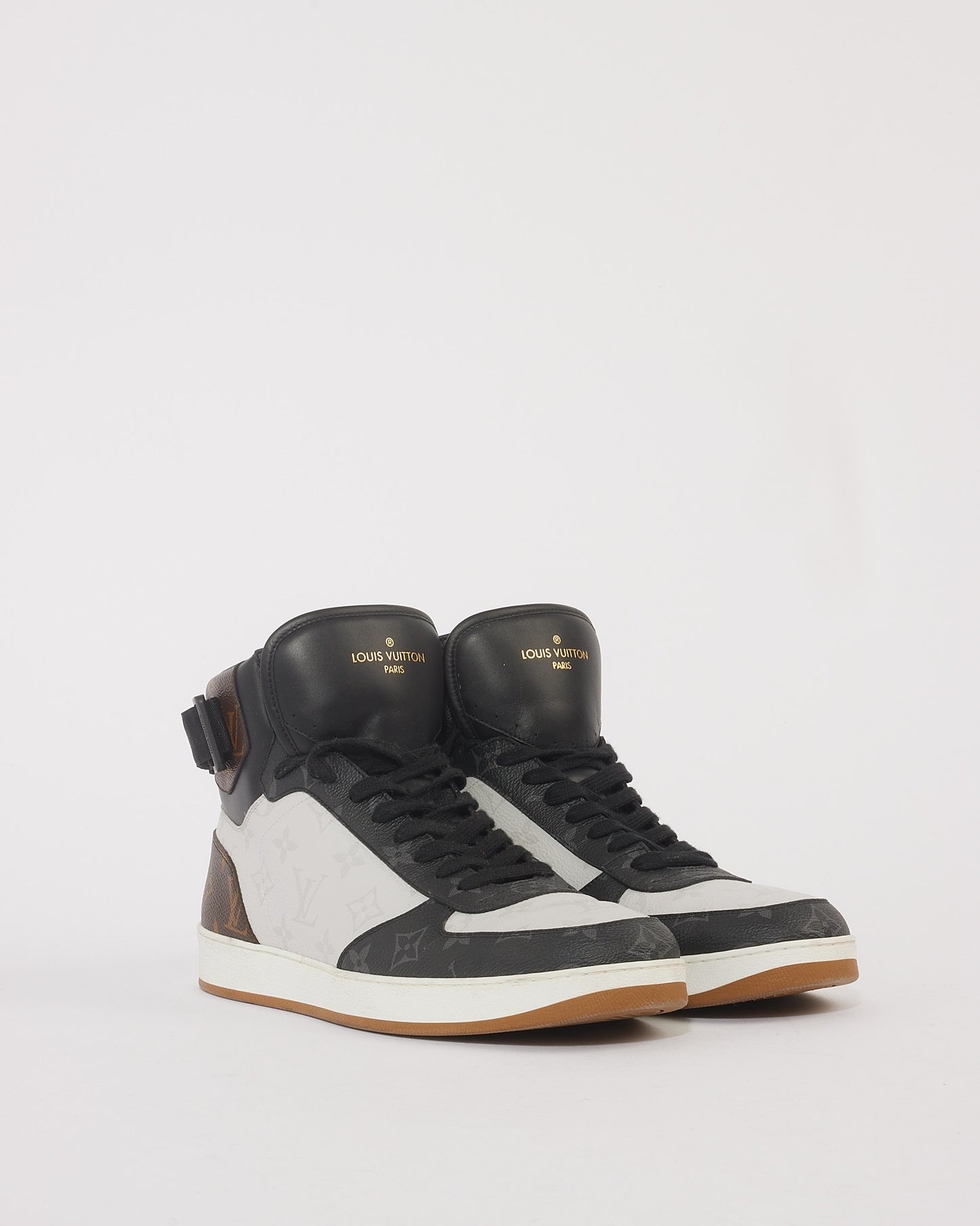 Louis Vuitton Monogram Men's Canvas Rivoli High Top Sneakers - 9.5 (LV sizing)
