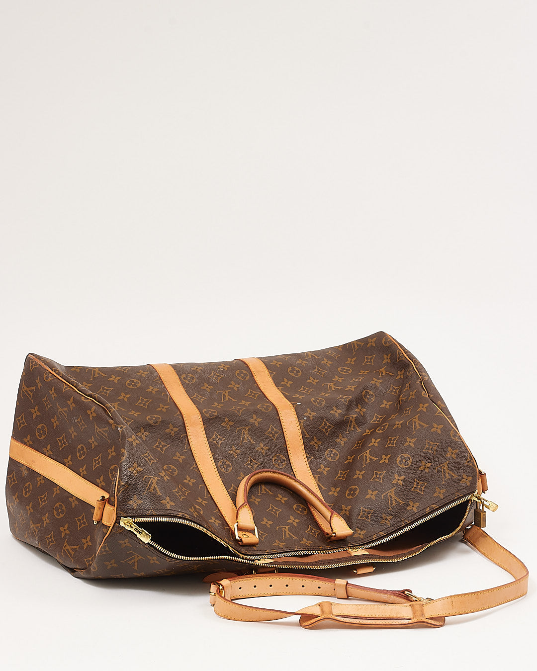 Louis Vuitton Monogram Canvas Keepall 55 Bandouliere Bag