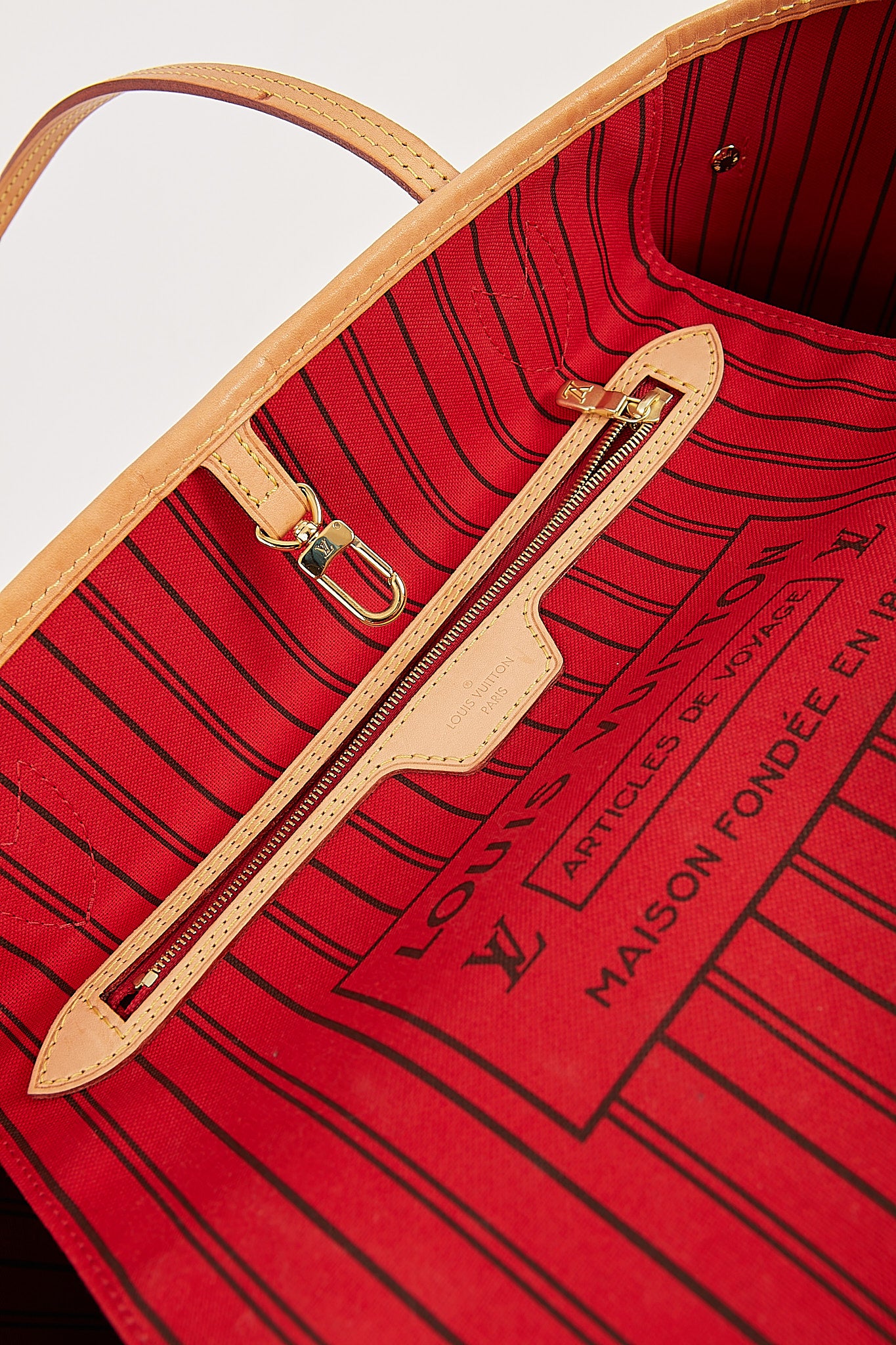 Louis Vuitton Monogram Canvas Neverfull MM Tote Bag