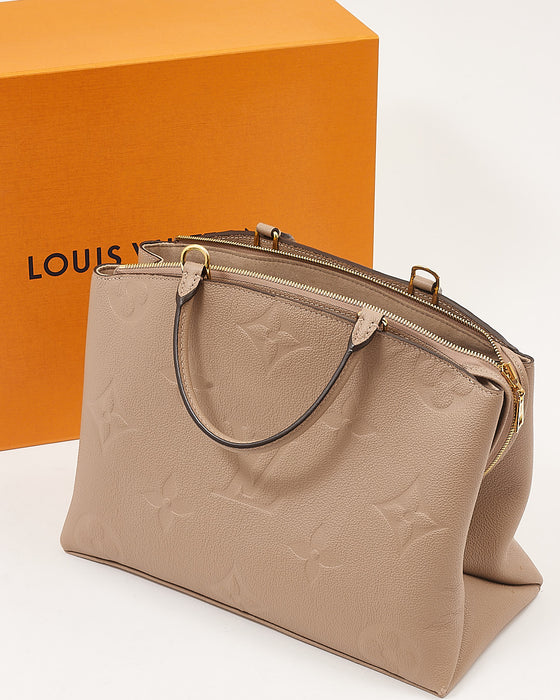 Louis Vuitton Turtledove Giant Empriente Leather mm Grand Palais Handbag