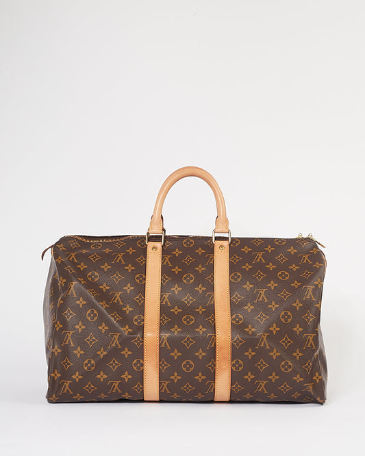 Sac Keepall 45 en toile monogramme Louis Vuitton