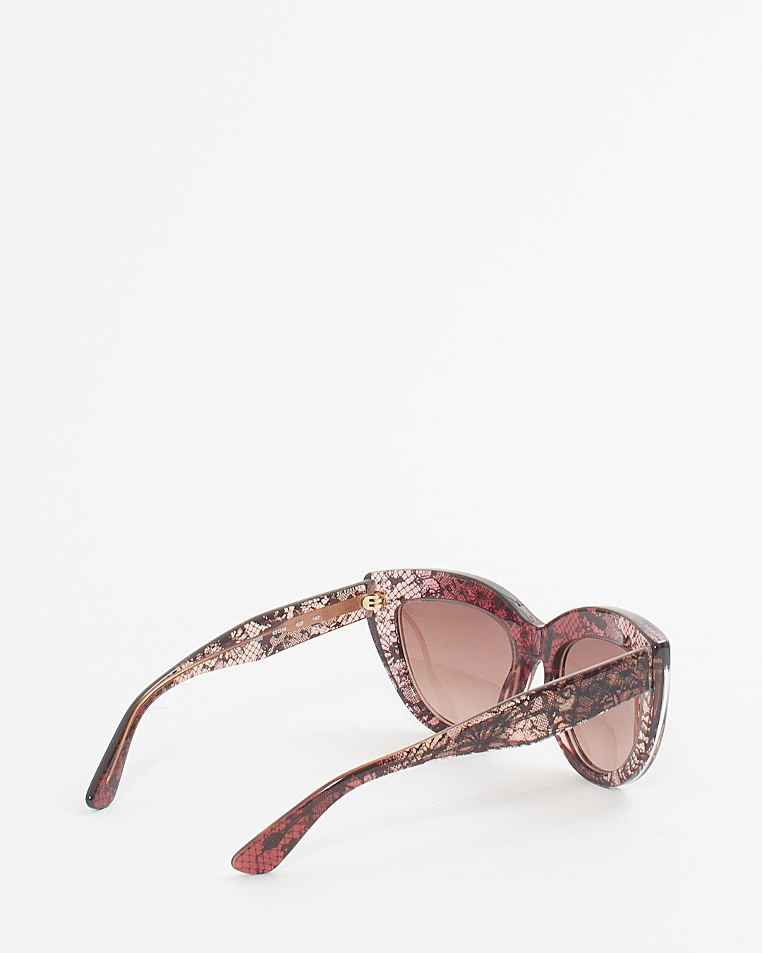 Valentino Bordeaux Faded Lace V709S Cat Eye Sunglasses
