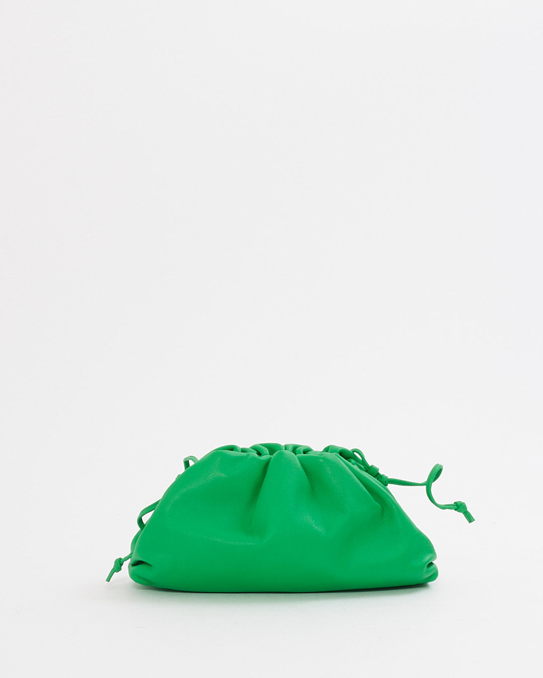 Bottega Veneta Parakeet Green Leather The Mini Pouch Bag