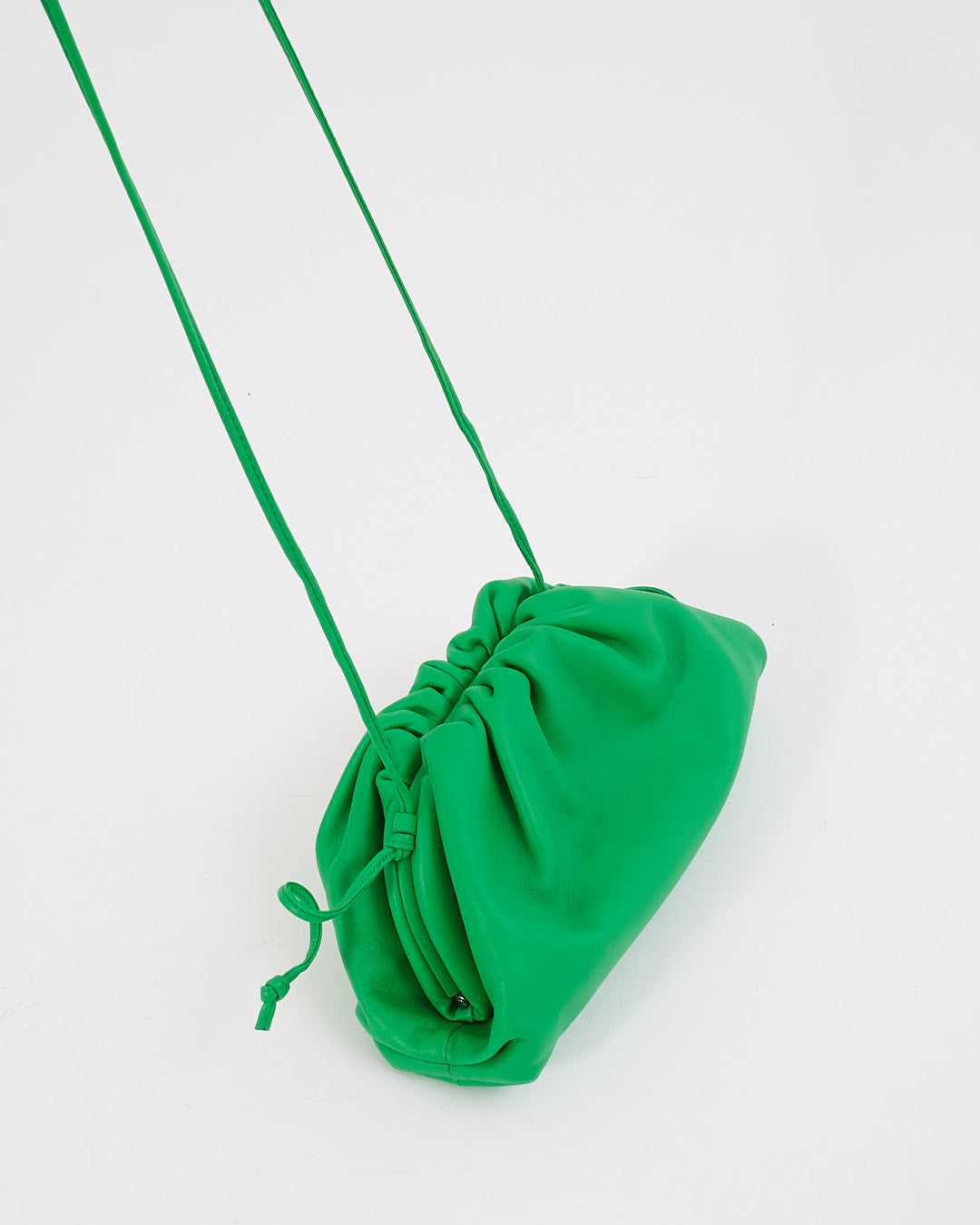 Bottega Veneta Parakeet Green Leather The Mini Pouch Bag