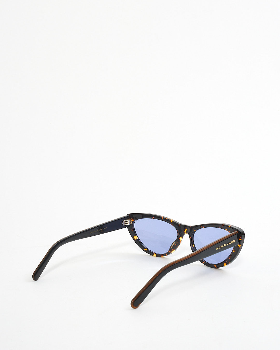Marc Jacobs Tortoise Blue Lens 457/S Cat Eye Sunglasses