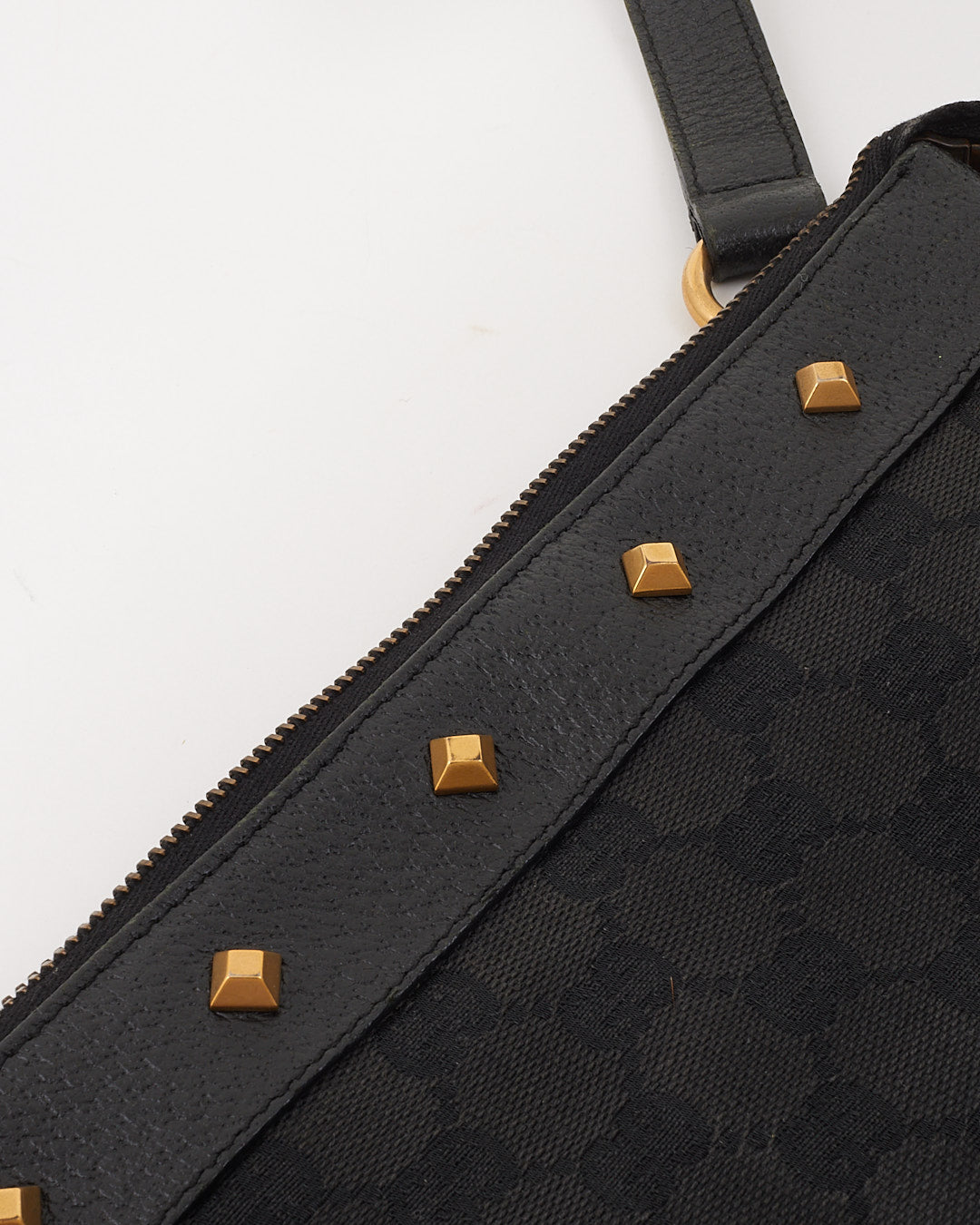 Sac à bandoulière en toile GG noir Gucci