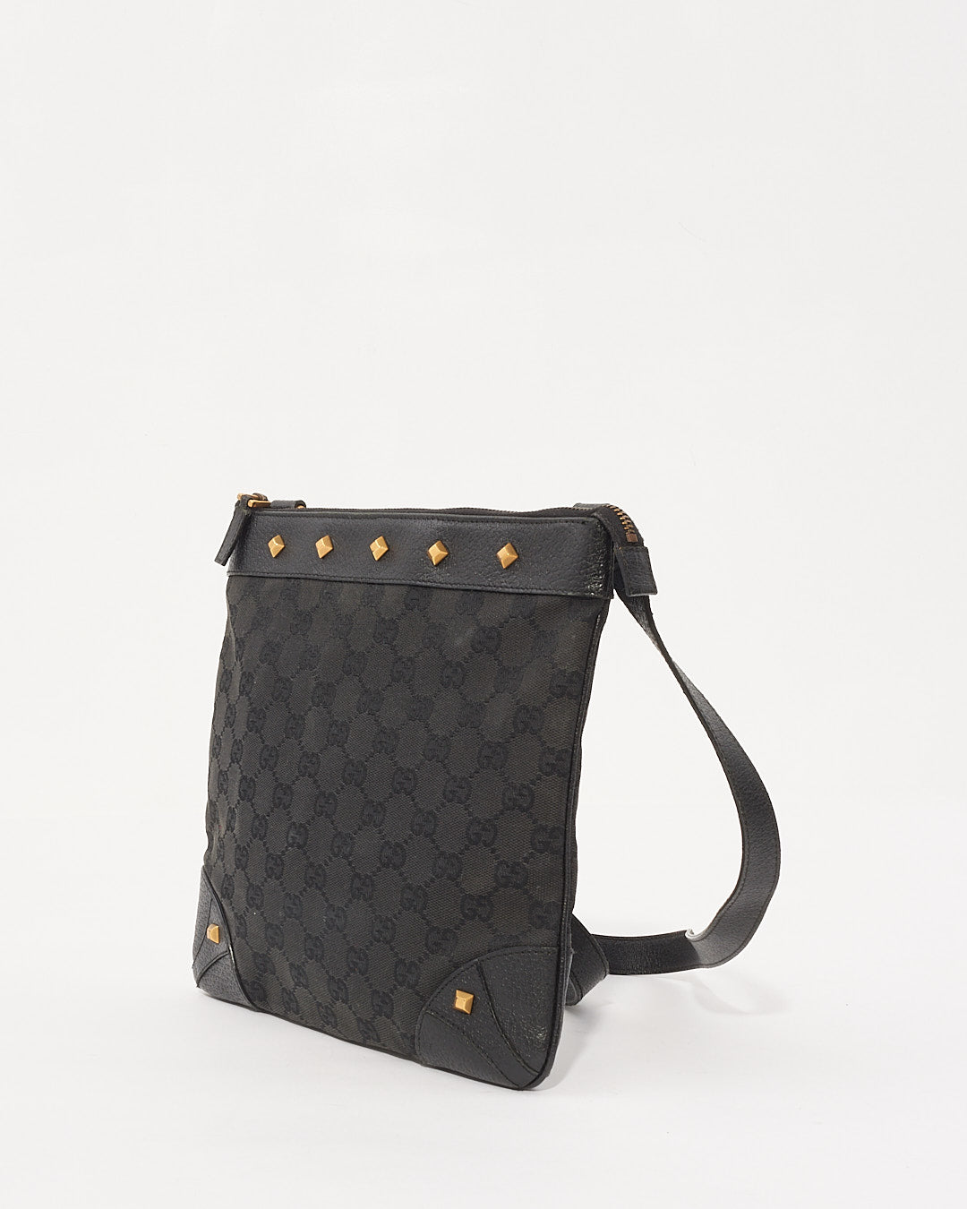 Sac à bandoulière en toile GG noir Gucci