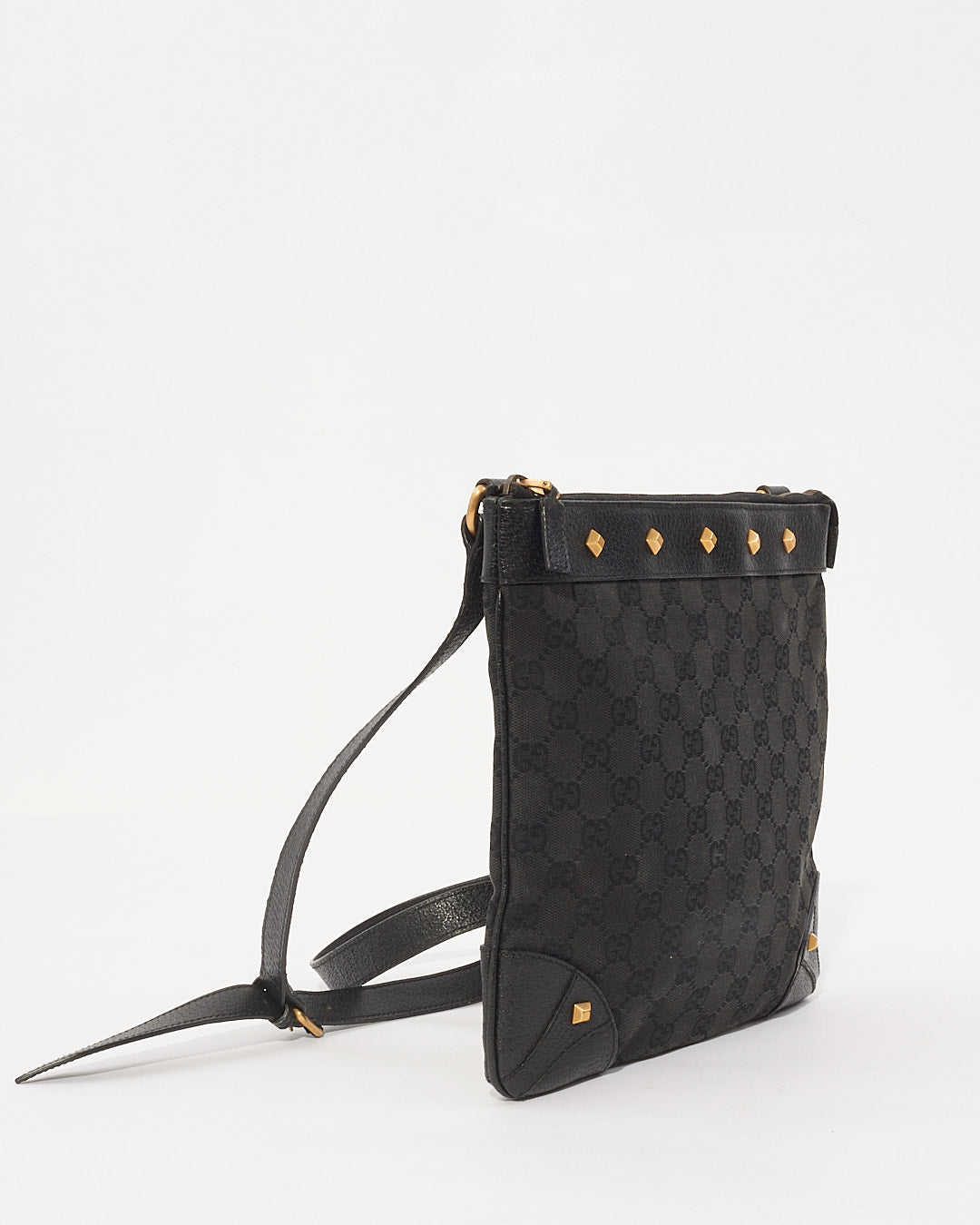 Sac à bandoulière en toile GG noir Gucci