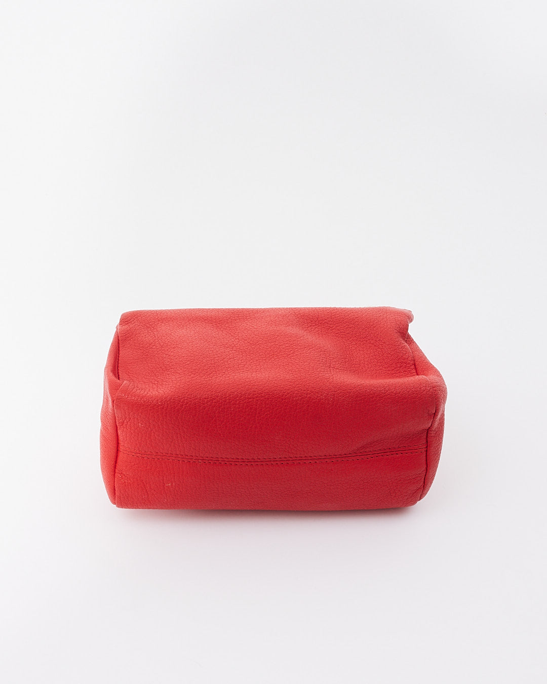 Givenchy Red Leather Pandora Wristlet Clutch
