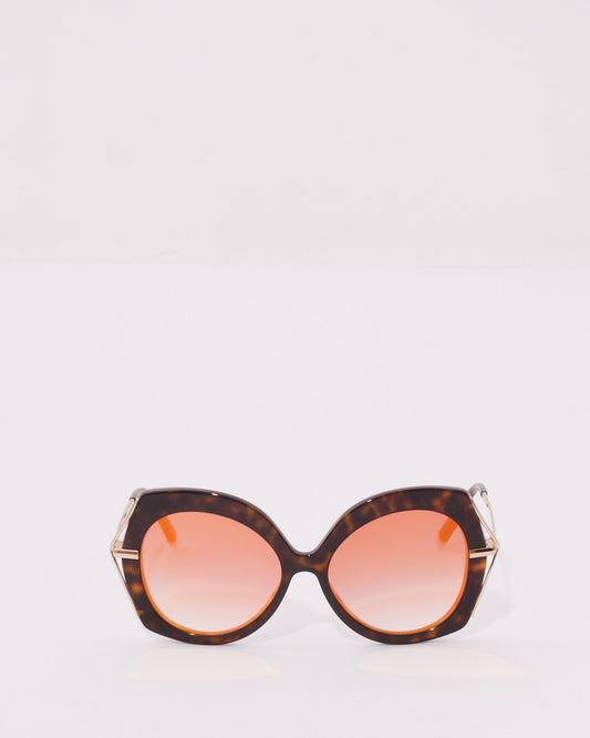 Tiffany & Co. Tortoise Mirror Lense Sunglasses TF 4169