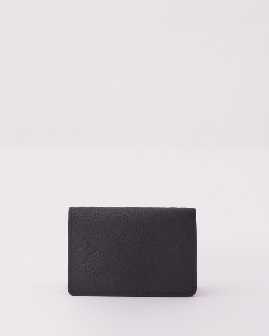 Louis Vuitton Black Monogram Taurillon Leather Card Holder