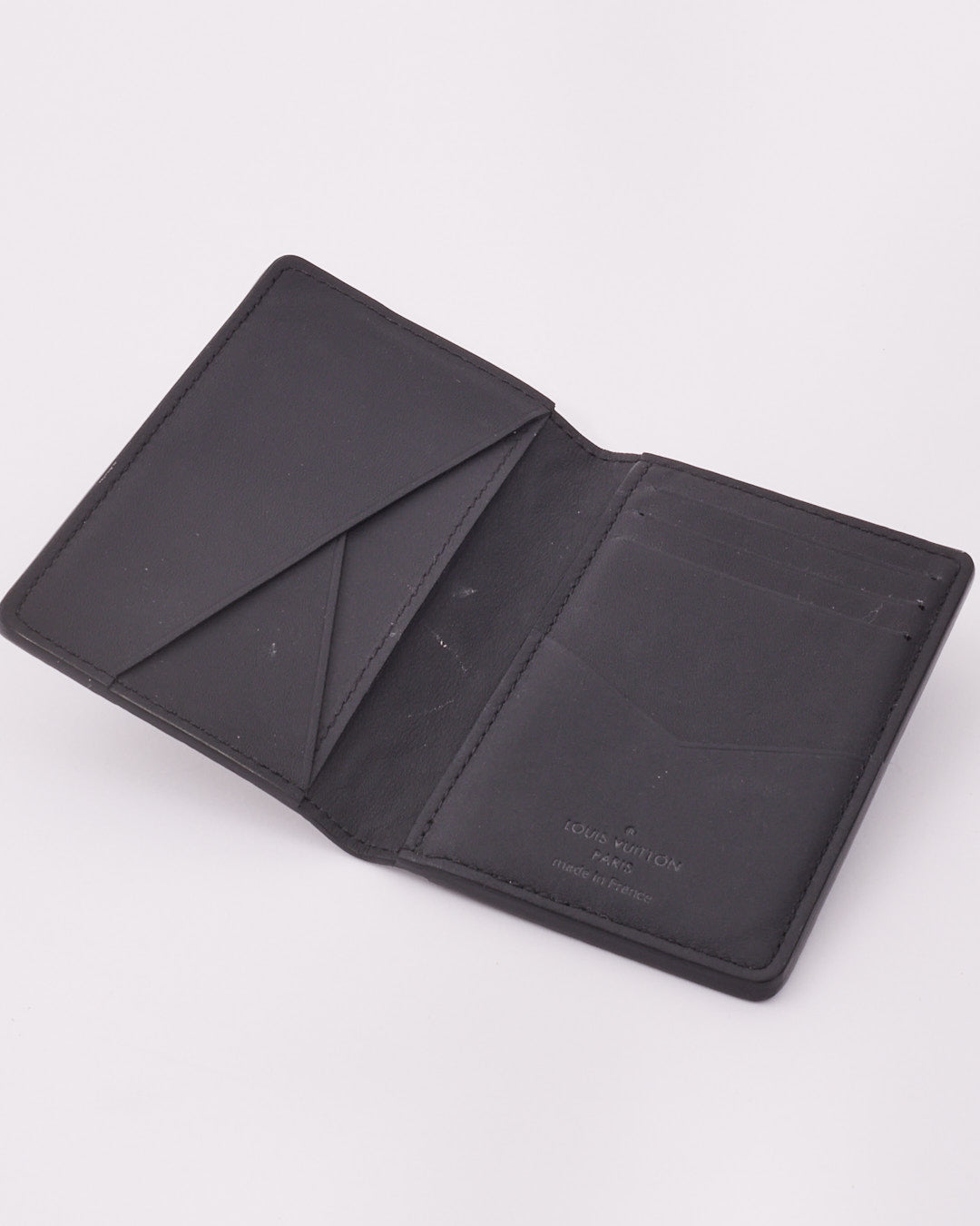 Louis Vuitton Black Monogram Taurillon Leather Card Holder