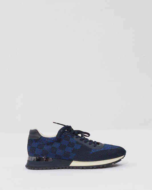 Louis Vuitton Navy/Black Damier Print Sneakers - 6 Men