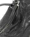 Givenchy Black Crinkled Leather Pandora Handle Bag