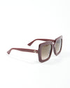 Gucci Burgundy Oversized Square GG0328S Sunglasses
