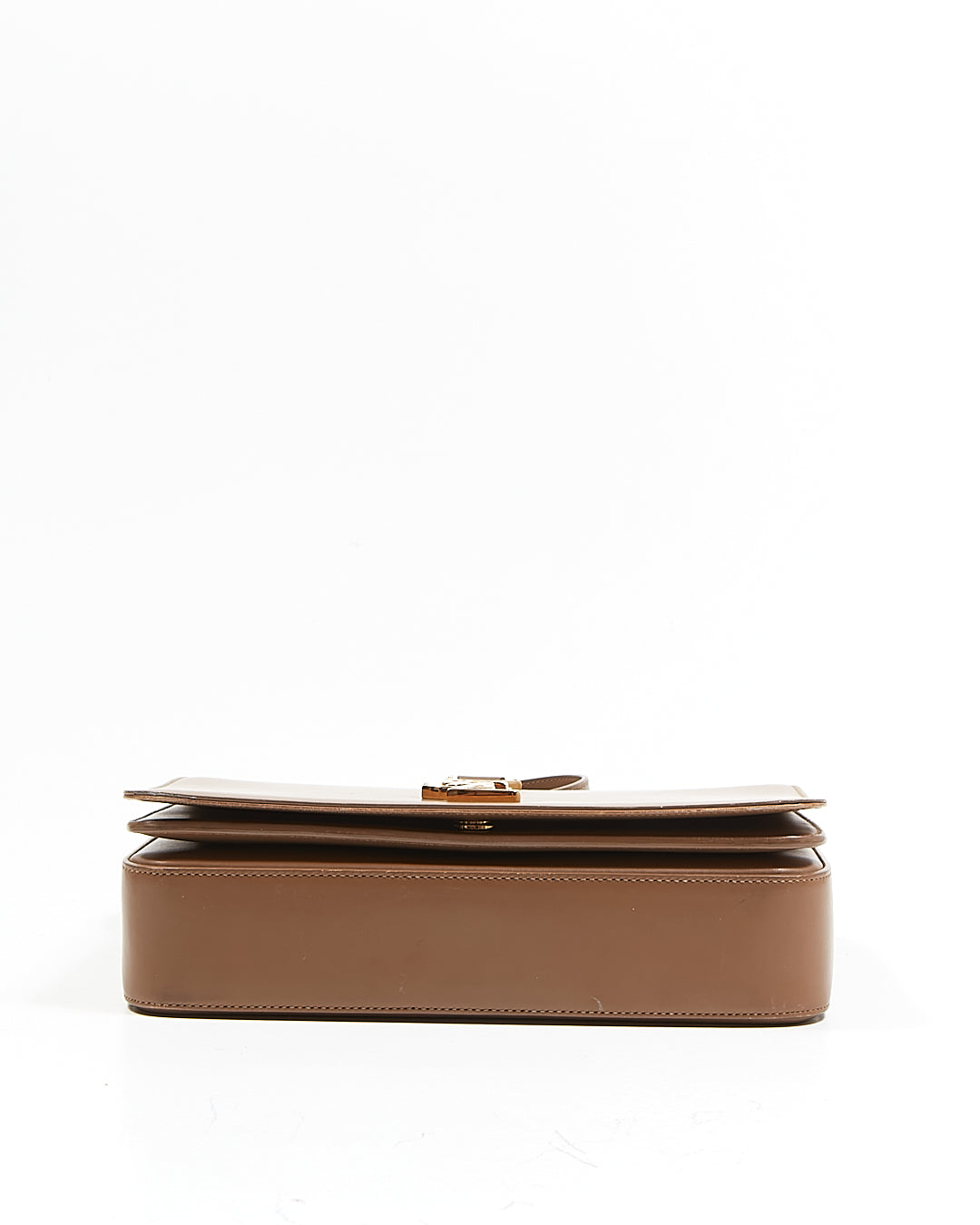 Saint Laurent Brown Leather Dylan Crossbody Bag