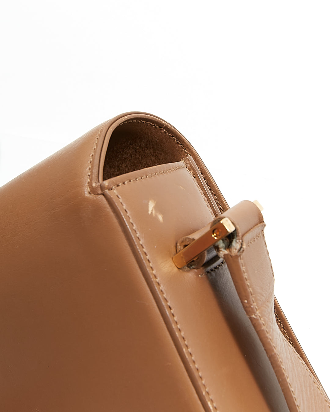 Saint Laurent Brown Leather Dylan Crossbody Bag